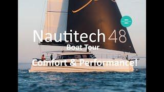 Nautitech 48 Open Sailing Catamaran - the New Flagship! Boat Tour, Walkaround, Specs & Prices