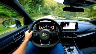 New Nissan QASHQAI 2022 - POV test drive (158 HP mild hybrid CVT, 4WD)