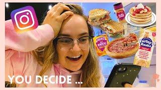 I let my Instagram followers decide what I eat for 24 hours | Food to make at home during quarantine