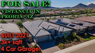 Luxury Home For Sale in Vistancia [#peoria AZ] - Built 2021, 3,000+ Sqft, & 4 Car Garage!