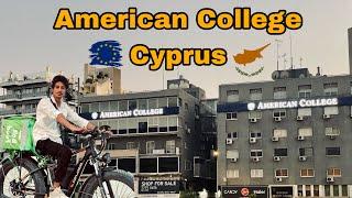 American College Cyprus  | Study Visa | South Cyprus  |Delivery job on cycle | lethera street