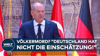 TÜRKEI: Scholz trifft Erdogan in Istanbul! Streit um Völkermord-Vorwurf gegen Israel!