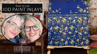 How to Use IOD Paint Inlays | Iron Orchid Designs Product Basics | Painted Furniture