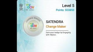 MyGovQuiz Participate. Finally I have done Champion  Level.#MyGovRewards #MyGovChampion. MyGovQuiz