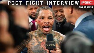 Gervonta Davis tells us who's next after defeating Frank Martin | POST FIGHT INTERVIEW | #TankMartin