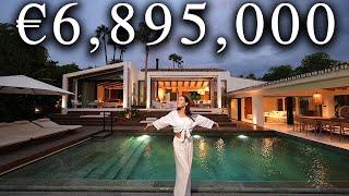 Touring €6,895,000 DESIGNER home in Marbella with cinema, jacuzzis and more !