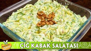 Yoğurtlu Çiğ Kabak Salatası Tarifi - En Lezzetli Kabak Tarifi | Mutfaktaki Öyküler