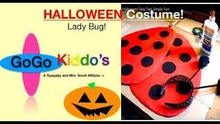 Lady Bug Costume Craft for Halloween! -:- Easy, Simple, Fun!