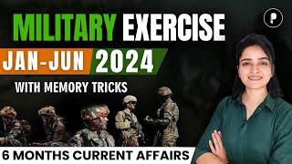 Military Exercises 2024 | January to June 2024 | 6 Months Current Affairs 2024