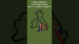 Small Scale 1914 United Kingdom #uk #history #maps #flags #minecraft