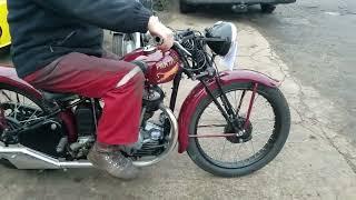 1938 Red Panther 250cc at Andy Tiernans #08364PTH 2