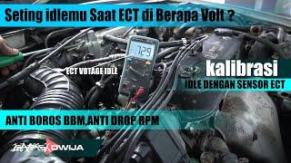 Seting Idle Sesuai Prosedure dengan Kalibrasi Sensor ECT Engine Coolant Temperature Garasi Dwija