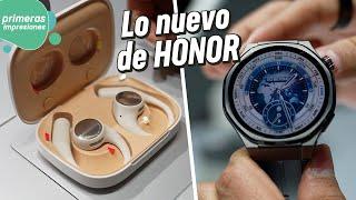 HONOR MagicBook Pro 14, Watch 5 Ultra, Pad V9 y Earbuds Open | Primeras impresiones