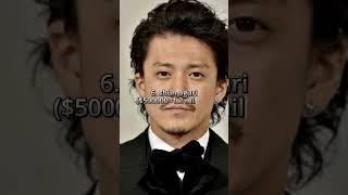 TOP 10 Highest paid japanese actors #shorts