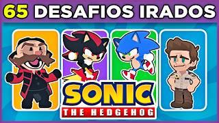  65 DESAFIOS IRADOS DE SONIC | jogos para testar seus conhecimentos e raciocínio #MacaQuiz 