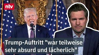 Fritz zu Forderungen und Taktik: Trump-Auftritt "war teilweise sehr absurd und lächerlich" | ntv