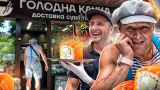 N1 в Одессе!! Голодная Утка не Перестаёт Удивлять. Одесса Липован. Ролл Монако