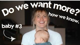 Do we want more kids... (just had our 3rd baby)