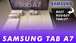 SAMSUNG TAB A7 UNBOXING - is it the best budget tablet? - #samsung #unboxing #taba7 #budget