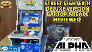 Evercade Alpha Street Fighter II Deluxe Version (Sanwa Controls) Bartop Arcade Reviewed!