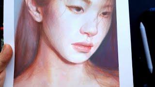 [Review] 까렌다쉬 오일파스텔 12색 (CARAN D’ACHE oil pastel 12colors) | semorim