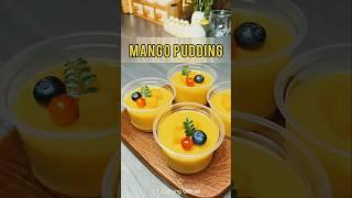 Mango Pudding Recipe  Creamy & Delicious Summer Special Dessert!  #shorts