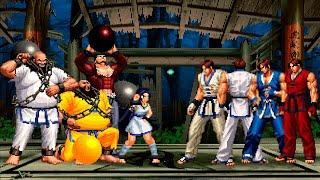 [KOF Mugen] Chang Koehan Team vs Kim Kaphwan Team