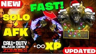 The BEST and EASIEST *NEW & UPDATED* SOLO AFK UNLIMITED XP Glitch in BLACK OPS 6: ZOMBIES!