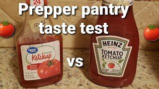 Ketchup from the prepper pantry taste test! #tastetest #ketchup #heinzketchup