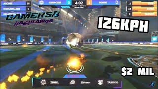 Zineel hits 126KPH Redirect BANGER | $2 Mil Gamers8 Rocket League