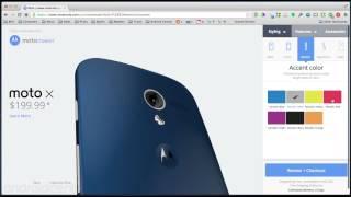 Moto Maker demo: How to design your own custom Moto X