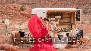 The Red Earth Venue in Moab, Utah. A styled photo shoot for the Bison Bar.