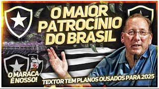 BOTAFOGO VAI JOGAR NO MARACANÃ CONTRA CRICIÚMA | PATROCÍNIO MASTER RECORDE EM 2025