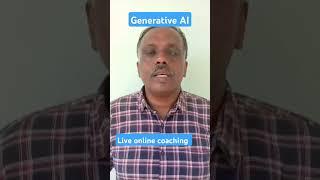 Generative AI Live online coaching
