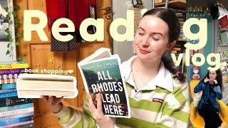 reading books on my Physical Tbr & seeing Booktube friends | READING VLOG