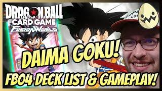 Dragon Ball Super Fusion World: Daima Goku! FB04 Deck List & Gameplay!