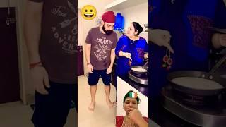 Itni himmat biwi ki #comedy #husbandwifecomdey #funny   Original voice @ArsinghCoupleTV