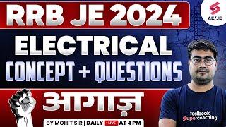 RRB JE 2024 Previous year paper solved | Electrical by Mohit Sir For RRB JE 2024