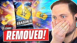 HUGE FEATURE REMOVED in SEASON 11! What Happens Now? | WWE SuperCard