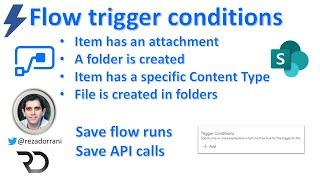 Flow trigger conditions - Item created with attachment or Content Type & folder/Document Set created