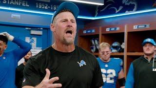 Lions vs. Rams postgame locker room celebration