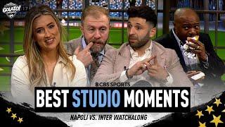 Marco Messina The Napoli Fan?!  | Best Moments from Serie A Napoli v Inter Watchalong | CBS Sports