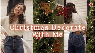 CHRISTMAS DECORATE WITH ME | Holiday DECOR INSTALL 2024 | unboxing all new decor | Christian Savelle