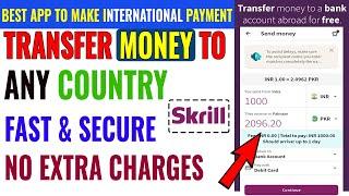 how to use skrill app? | best International Money transfer app