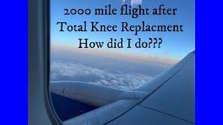 My FIRST MAJOR PLANE FLIGHT AND COLLEGE GRADUATION SINCE TOTAL KNEE REPLACEMENT! #flying #TKR