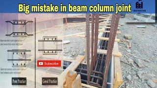 Civil Engineering Basic Practical knowledge || Beam column joint