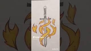 Sword pencil colouring #MSP SKETCHER AND GAMERZ