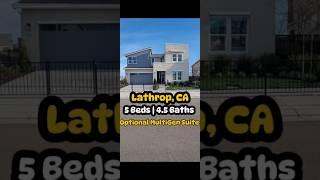 5 Beds | 4.5 Baths River Islands New Build Home Tour in  Lathrop, CA.  Optional Multi-Gen Suite.