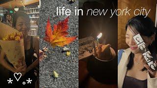 living alone in new york city  turning 28 years old, cooking for my bf, fall foliage, roadtrip