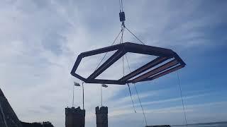 Cadw – Steel frame installations at Caernarfon Castle